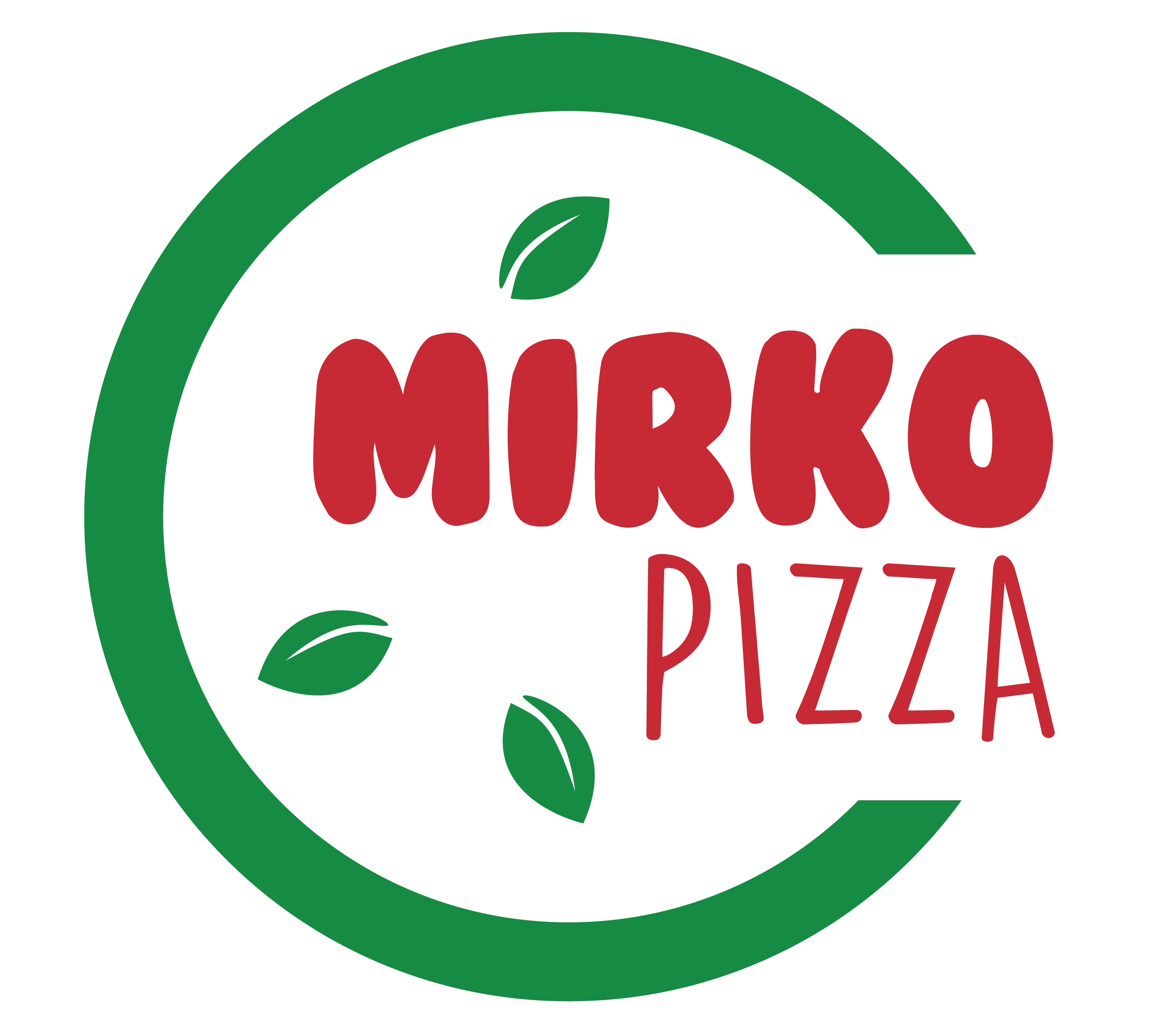 Mirko Pizza Final Logo Colorized Green Main