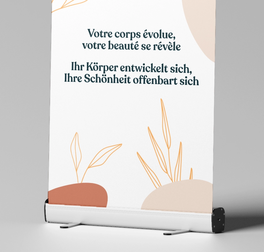 Un slogan en deux langes pour être réutilisable